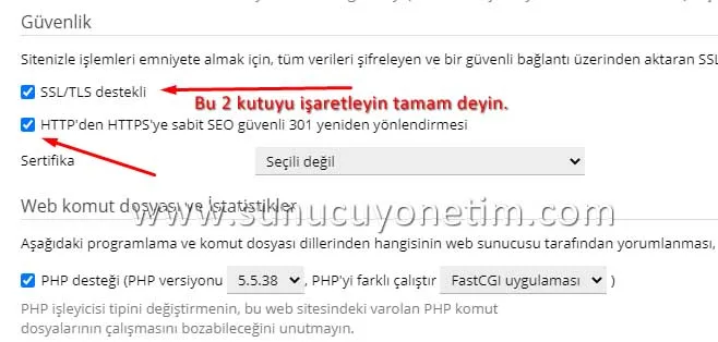 ücretsiz ssl nasıl alınır?